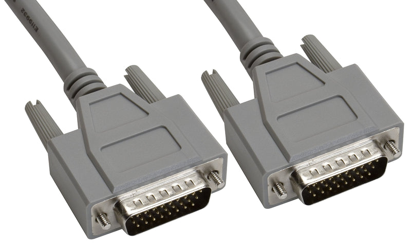 Amphenol CS-DSDHD26MM0-005 26-Pin HD26 Deluxe D-Sub Cable, Shielded, Male/Male, 5', Gray