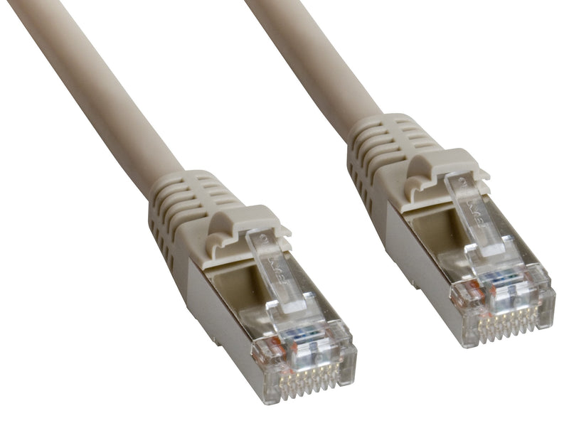 [AUSTRALIA] - Amphenol MP-54RJ45DNNE-007 Cat5e FTP Patch Cable, Double Shielded, RJ45, 350 MHz, 7', Beige 