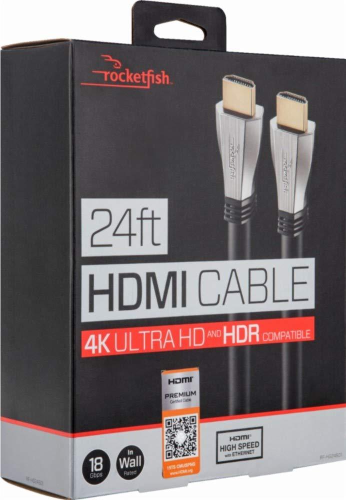 Rocketfish - 24' In-Wall HDMI Cable