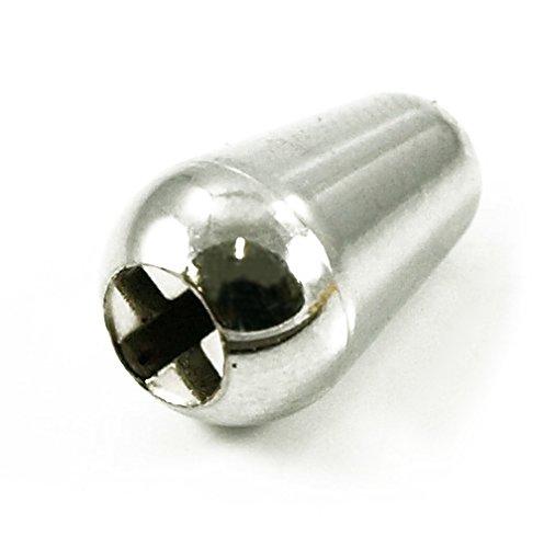 5-WAY SWITCH TIP KNOB CAP (CHROME) FOR FENDER STRAT STRATOCASTER GUITAR & OTHERS