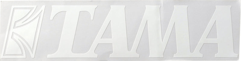 TAMA Logo Sticker White-2 3/8" x 11" (TLS120WH)