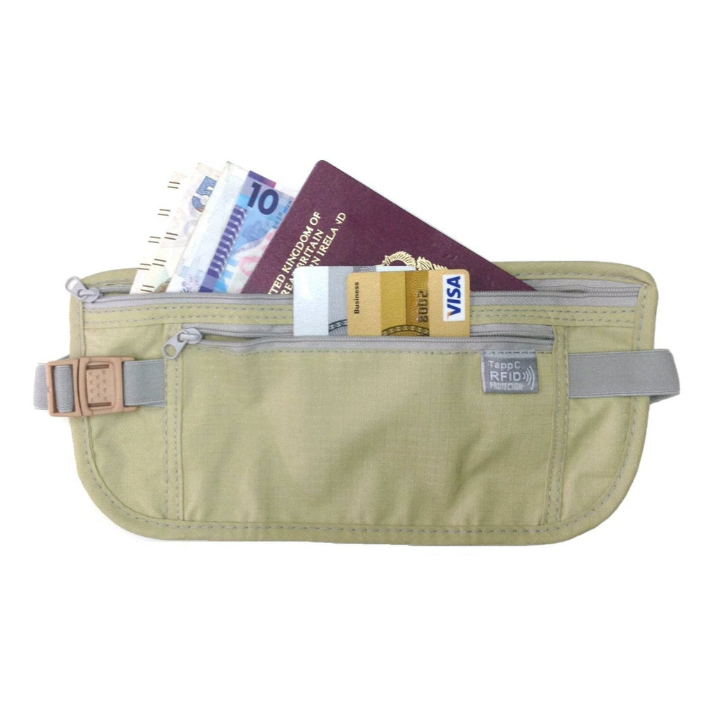 Tapp Collections Travel Security Pouch Waist Pouch / Rfid Protect