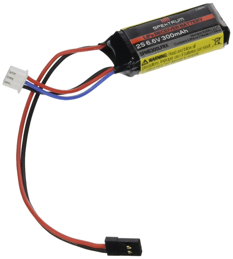 Spektrum 300mAh 2S 6.6V Li-Fe Receiver Battery