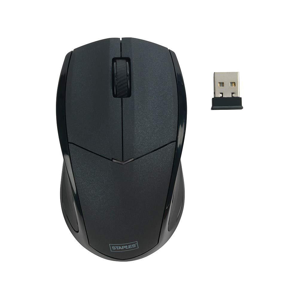 STAPLES 959064 23420 Wireless Optical Mouse Black