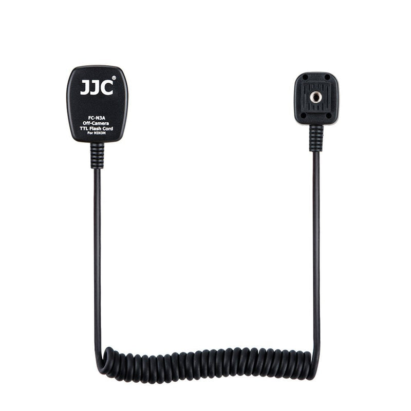 [AUSTRALIA] - Flash TTL Cord JJC Off-Camera Flash Hot Shoe Cord for Nikon Z5 Z6 Z6II Z7 Z7II D6 D5 D780 D850 D810 D750 D500 D7500 D7200 D5600 D5500 D5300 D3500 D3400 Replaces Nikon SC-28 Cord -1.3m 