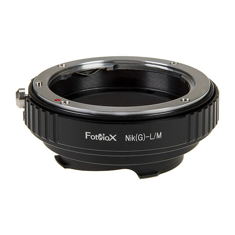 Fotodiox Lens Mount Adapter with Leica 6-Bit M-Coding - Nikon Nikkor F Mount G-Type D/SLR Lens to Leica M Mount Rangefinder Camera Body with Built-in Aperture Control Dial