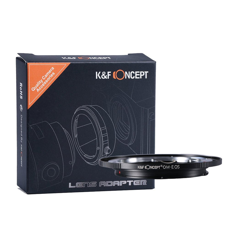 K&F Concept Lens Mount Adapter, Olympus OM Lens to EF Camera for 1D, 1DS, Mark II, III, IV, 5D, Mark II, 7D, 40D, 50D, 60D, 70D, Digital Rebel T2i, T3, T3i, T4i, T5i, SL1 OM-EOS