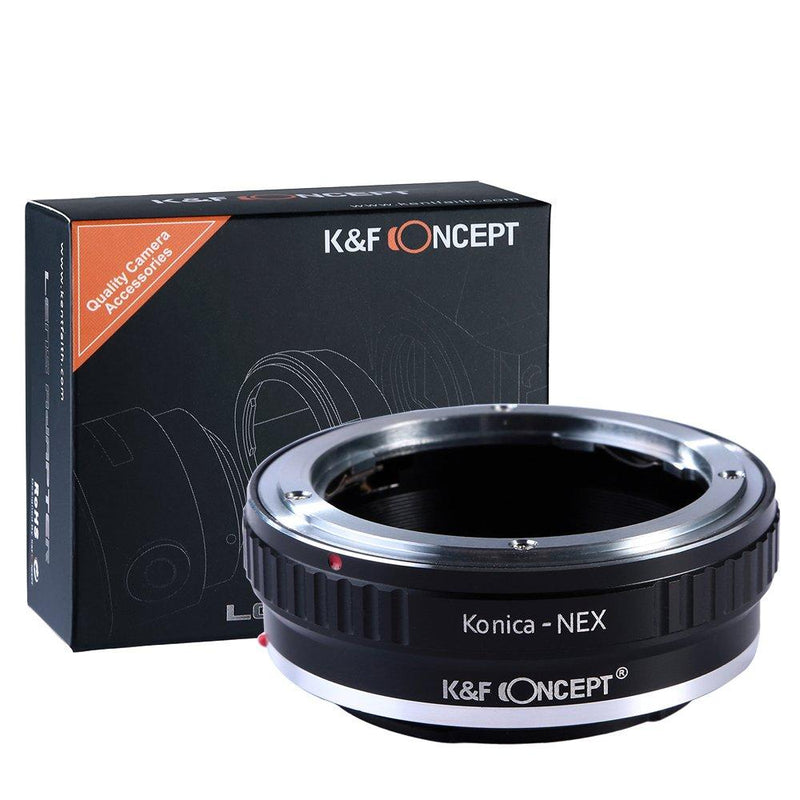 K&F Concept Lens Mount Adapter Compatible with Konica AR Lens to Sony NEX E-Mount Camera Body, fits Sony NEX-3 NEX-3C NEX-5 NEX-5C NEX-5N NEX-5R NEX-6 NEX-7 NEX-VG10 etc