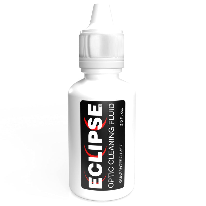 Eclipse Optic Cleaning Solution - Camera Lens and Digital Sensor Cleaner Fluid - Works with All Cameras, Binoculars, and Other Optical Products - Dropper Tip (15ml) - 0.5oz