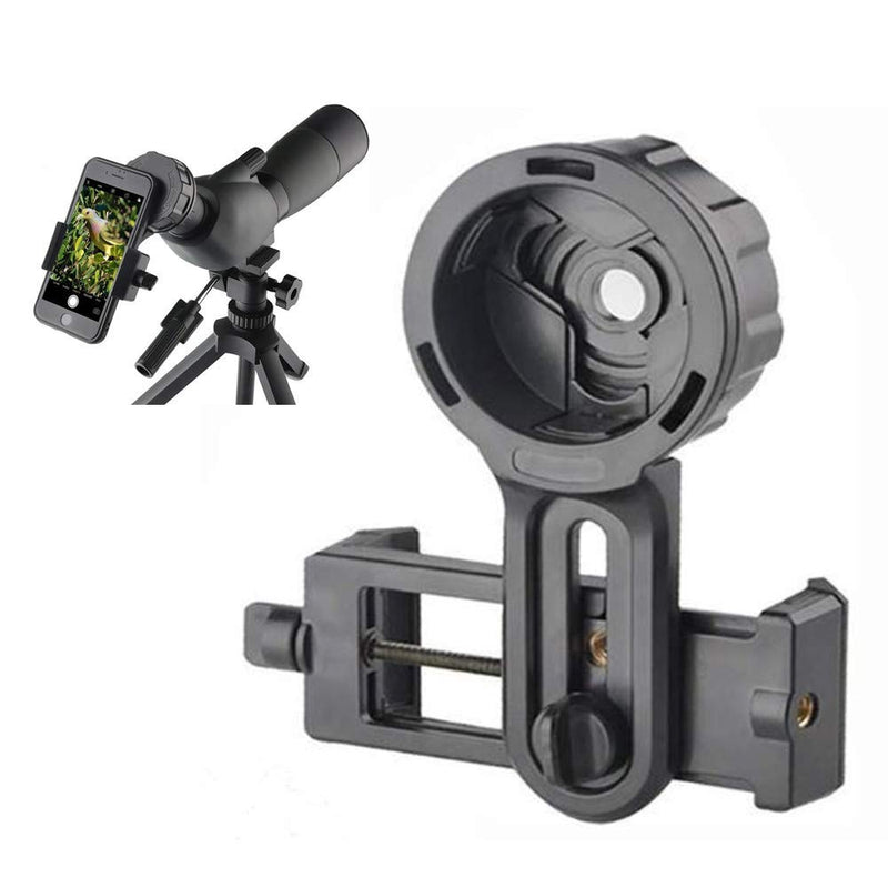 SOLOMARK Cell Phone Photography Adapter Mount -Compatible Telescope Binoculars Monocular, Fit Almost Brands Smartphones