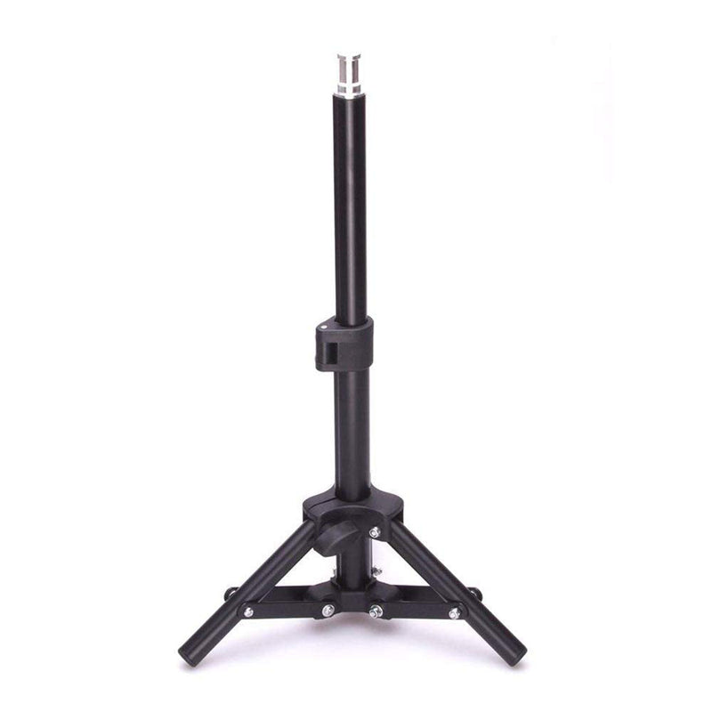 Fovitec - 1x 15" Photography & Video Miniature Tabletop Light Stand - [For Lights, Reflectors, & Modifiers][Collapsible][Cast Metal][Universal Mount]