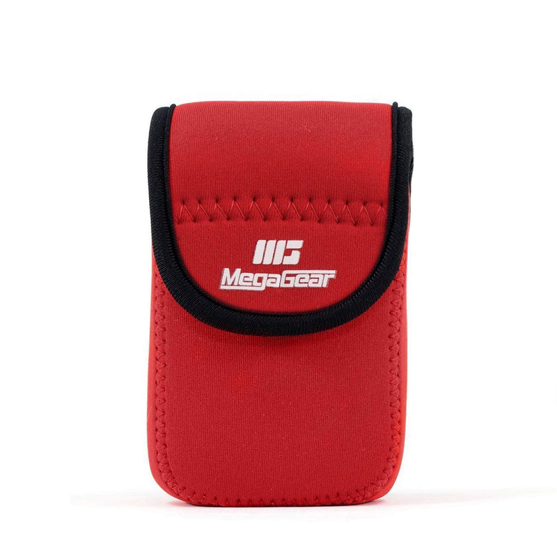 MegaGear Ultra Light Neoprene Camera Case Compatible with Canon PowerShot G7 X Mark III, G5 X Mark II, G7 X Mark II, Nikon Coolpix AW130, S9900, Canon PowerShot G7 X Red