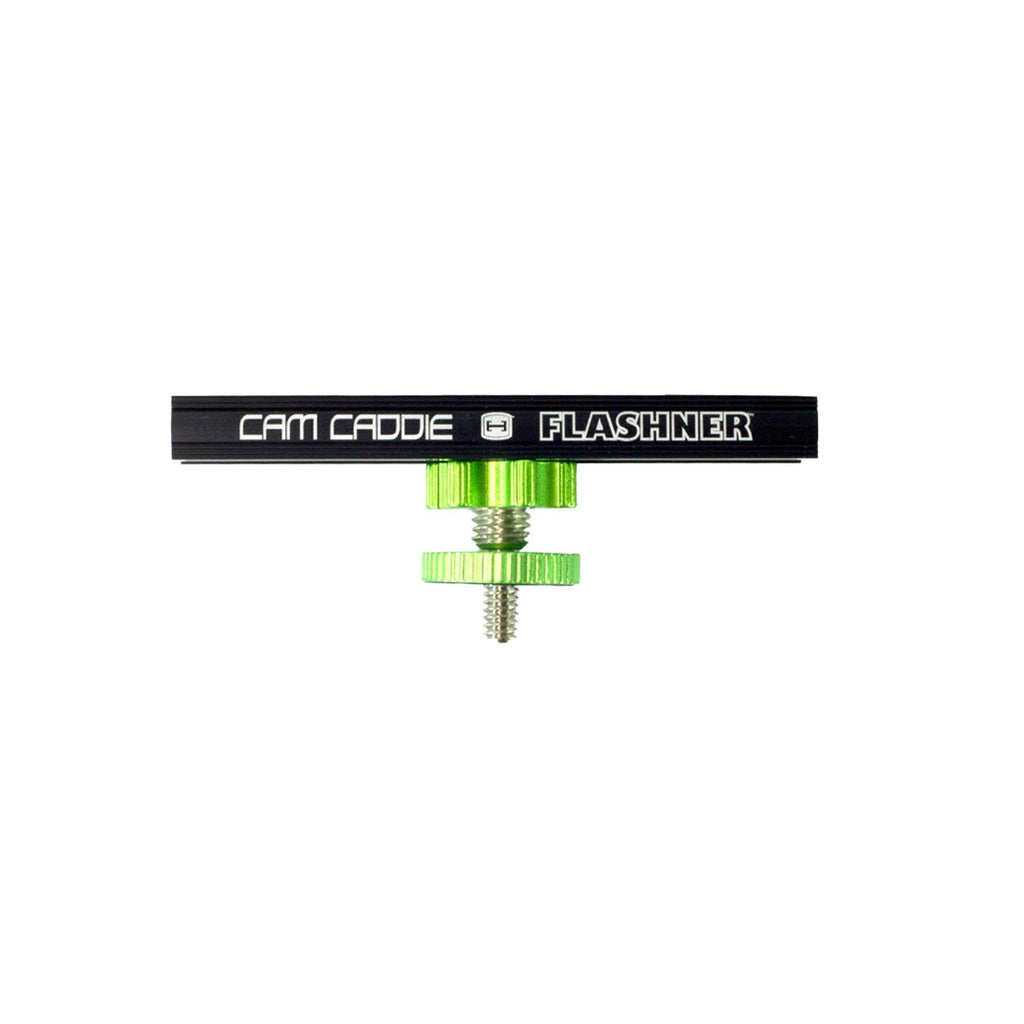 Cam Caddie 0CC-0CSK-4000 1/4-20 Flashner Kit 4" Inches Bracket Extension Slider Flashtrak Kit (Green & Black) Green 4-inch