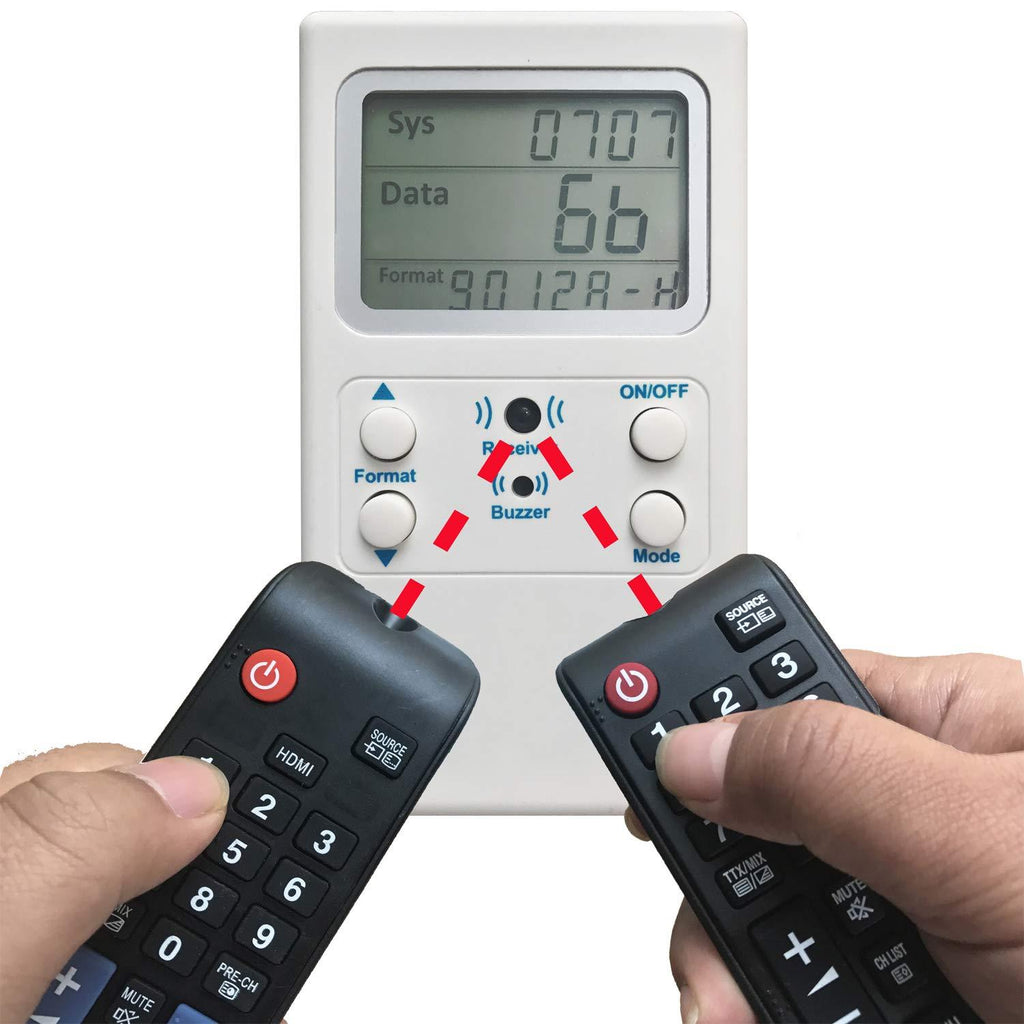 Generic Universal Tv Ir Remote Control Decoder Tester Infrared Remote Control Testing