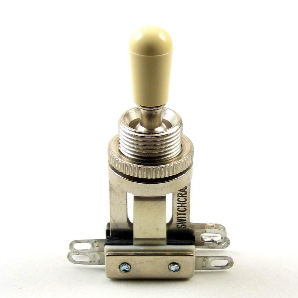 Switchcraft 3-Way Short Toggle Switch w/ Genuine Switchcraft Cream Tip