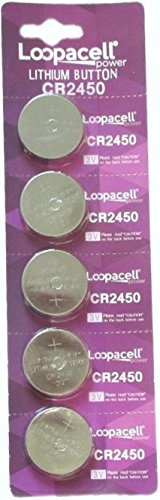 [AUSTRALIA] - Loopacell Lithium 3V Batteries CR2450 5 Pack 