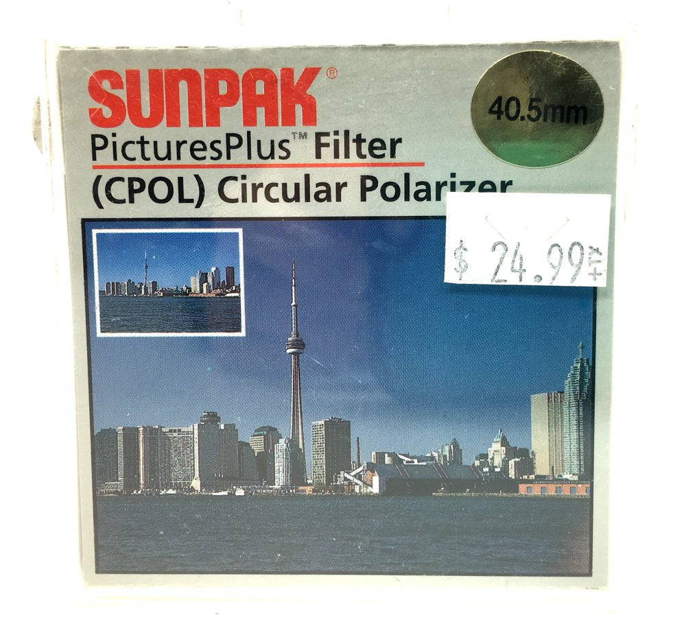 Sunpak Pictures Plus 40.5mm Circular Polarizer Filter