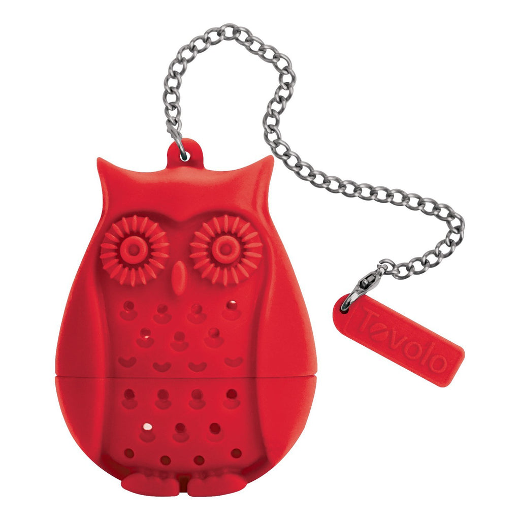 Tovolo Tea Ball Loose Leaf Strainer Cup Mug Infuser, Dishwasher Safe, Owl Owl Tea Infusers