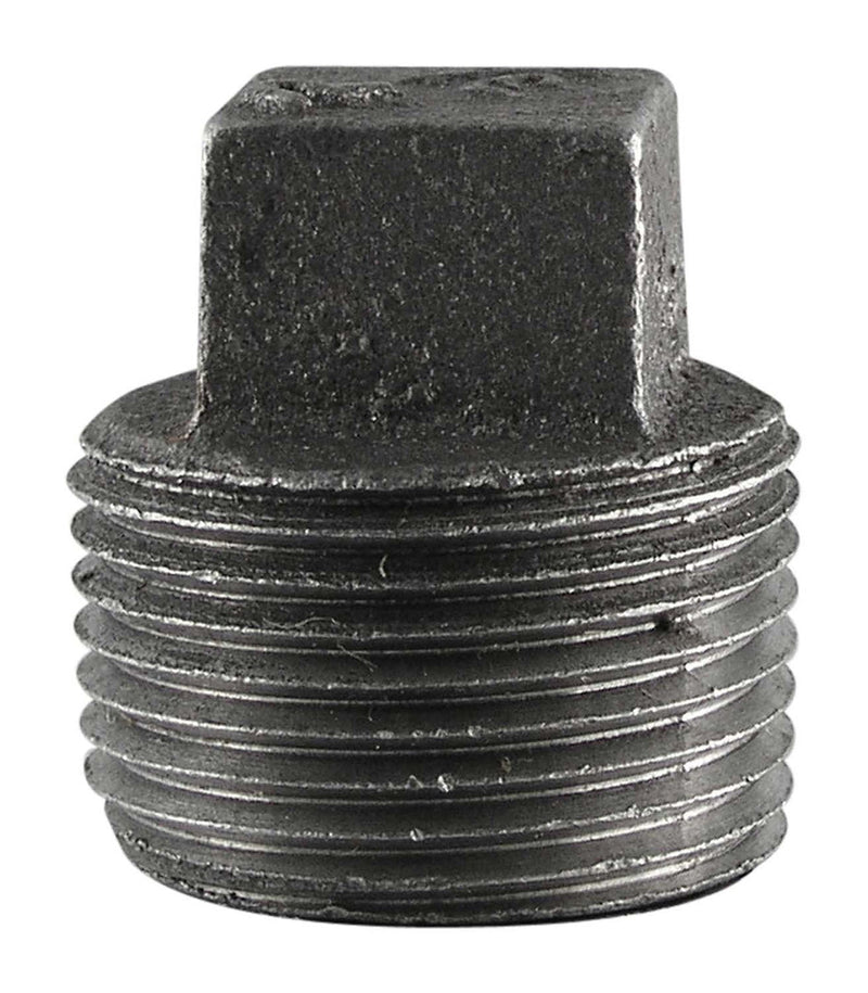 Southland 521-807HN Square Head Plugs, 1-1/2", Black