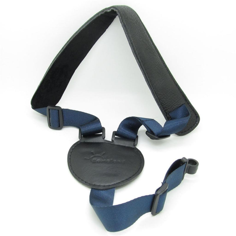 Dark Blue Black Guitar Mandolin Straps Ukelele Acoustic Guitar Strap with Plastic Sound Hole Hook