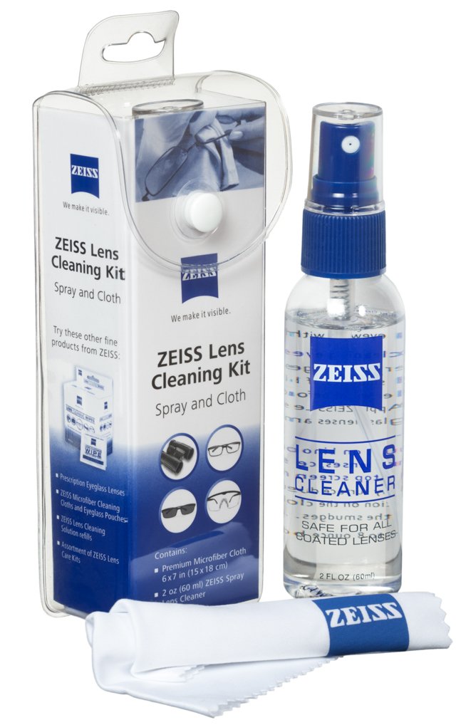 Zeiss 2oz Spray and Microfiber Lens Care Kit, White (000000-2127-990) oz