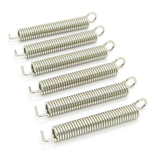 JIUWU Electric Guitar Tremolo Bridge Springs for Fender Stratocaster Pack of 6