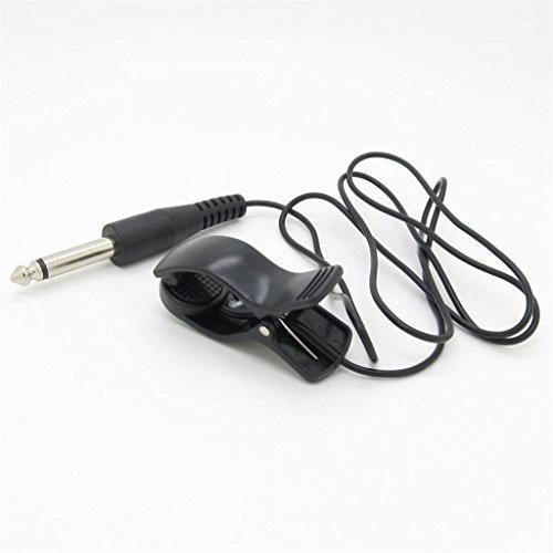 Plastic Guitar Violin Pickup Clip Cello on Piezo Transducer Black