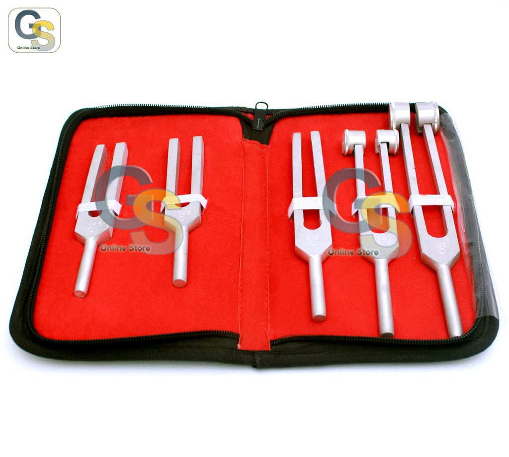 TUNING FORK SET OF 5 DIAGNOSTIC G.S INSTRUMENTS