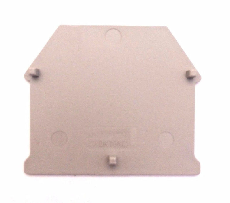 [AUSTRALIA] - Dinkle DK10NC DIN Rail Terminal Block End Cover for DK10N, Pack of 50 