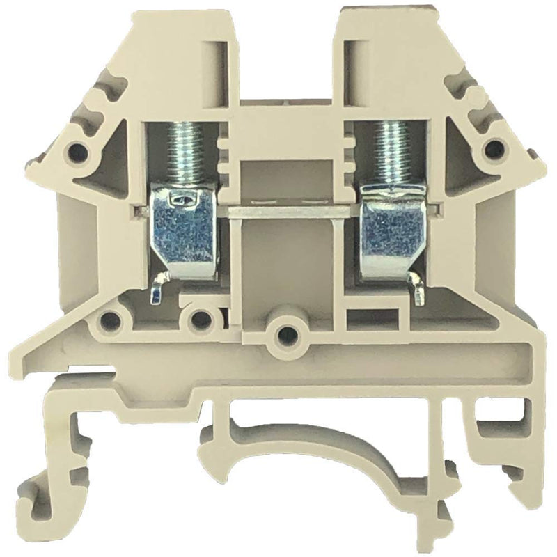 [AUSTRALIA] - Dinkle DK2.5N DIN Rail Terminal Block Screw Type UL 600V 20A 12-22AWG, Pack of 100 