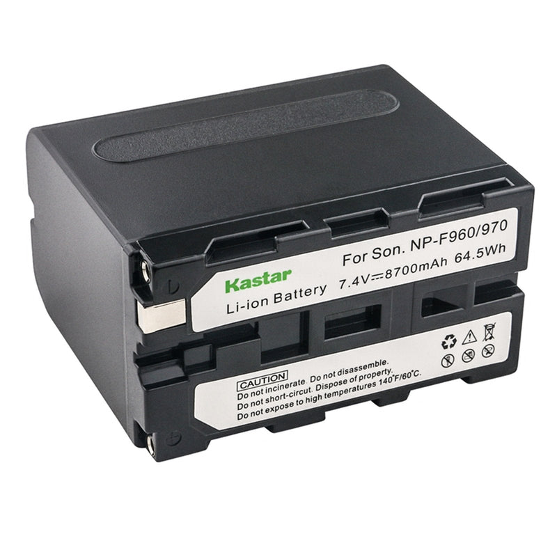 Kastar Battery (1-Pack) for Sony NP-F970 NP-F960 F970 F960 F975 F950 and DCR-VX2100 HDR-AX2000 FX1 FX7 FX1000 HVR-HD1000U V1U Z1P Z1U Z5U Z7U HXR-MC2000U FS100U FS700U and LED Video Light