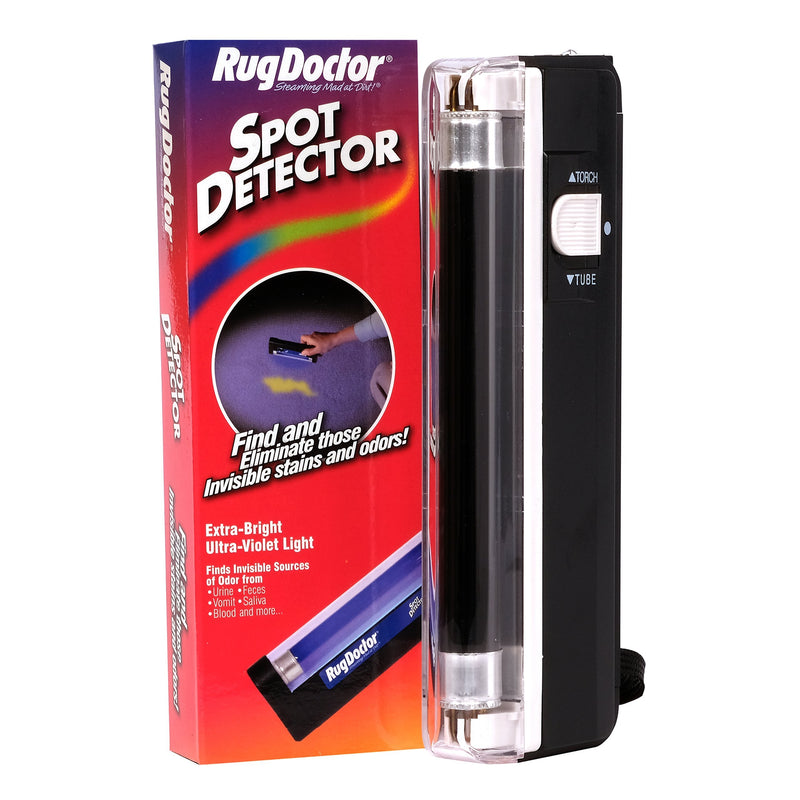 Rug Doctor Spot Detector, Finds Tough Stains Using Ultra-Violet Light, Use on Carpet Floors, Hardwood, Tile, Furniture, and More