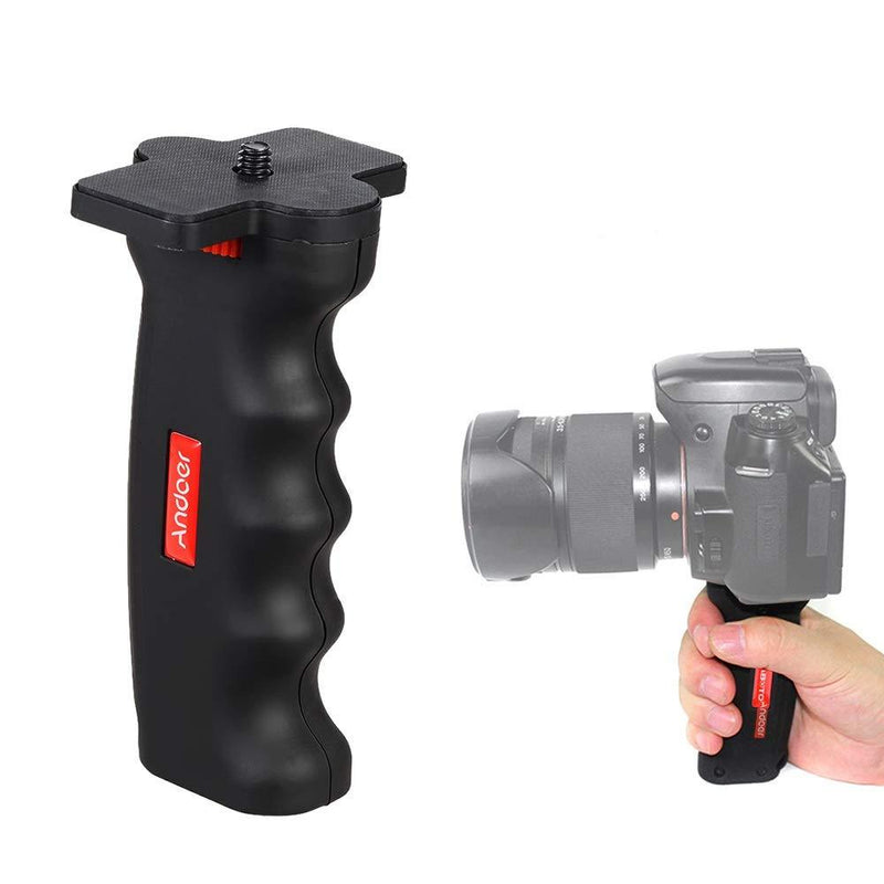 Andoer Wide Platform Pistol Grip Camera Handle with 1/4" Screw for SLR DSLR DC Canon Nikon Sony iPhone Xiaomi Smartphone
