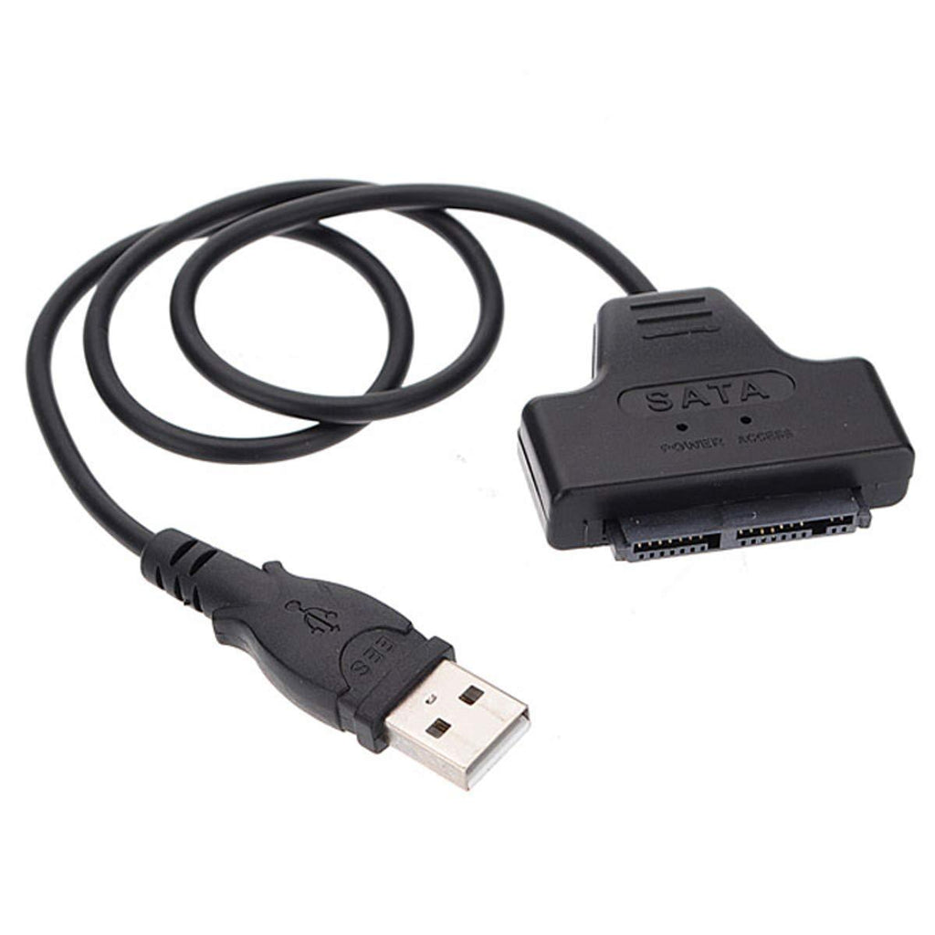 Chenyang USB 2.0 to Micro SATA 7+9 16P 1.8 SSD Hard Disk Drive Adapter Cable 50cm