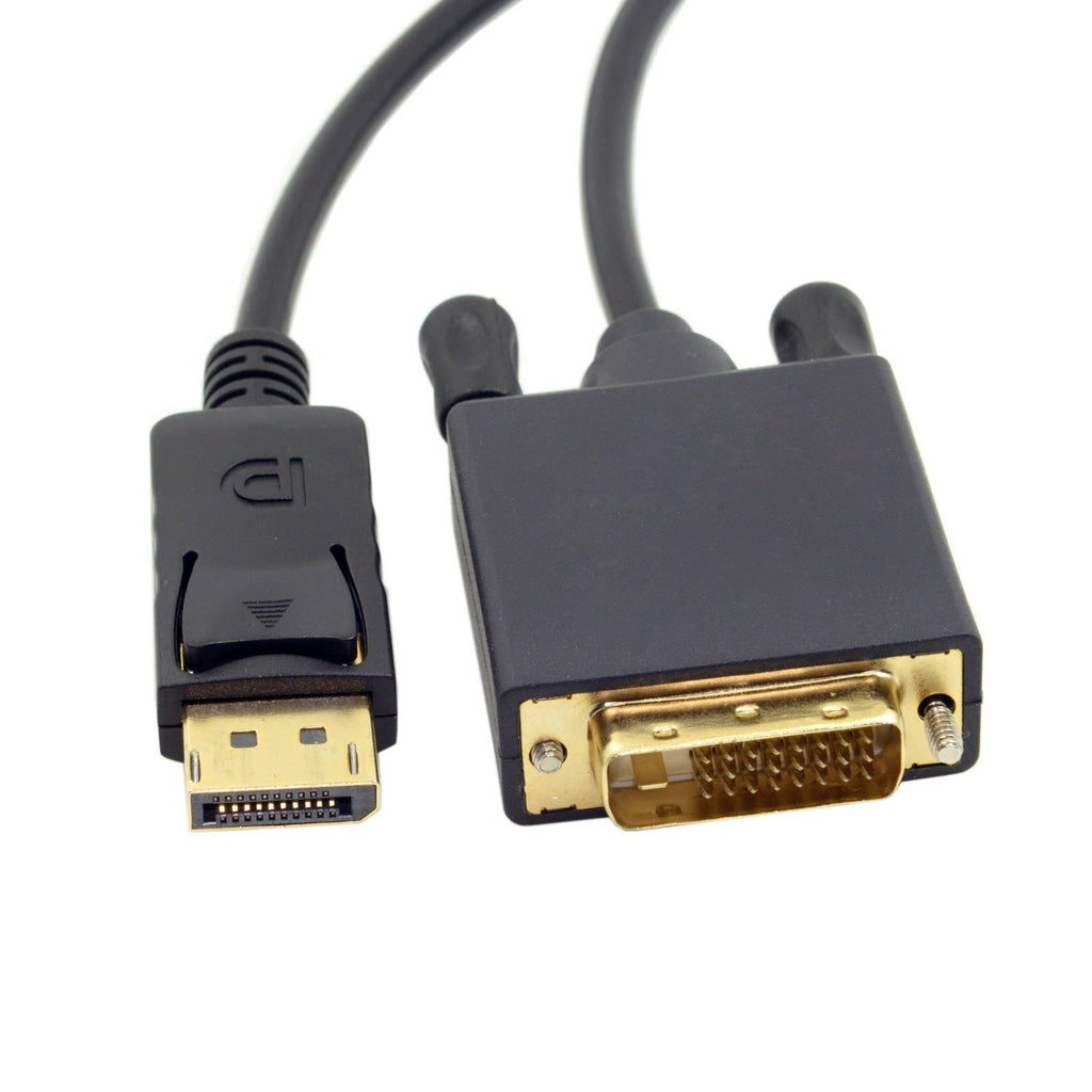Xiwai DisplayPort DP Male to DVI Male Single Link Video Cable 6ft 1.8m for DVI Monitor