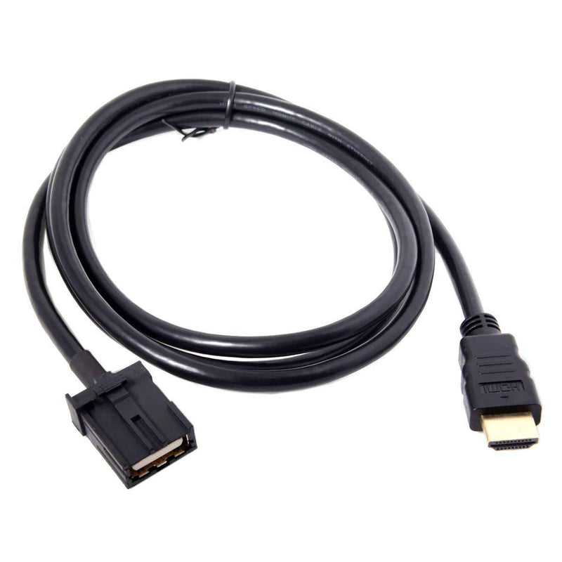 CY High Speed HDMI 1.4 Type E Male to Type A Male Video Audio Cable Automotive Connection System Grade Connector for Hyundai H1 Car 1.5M