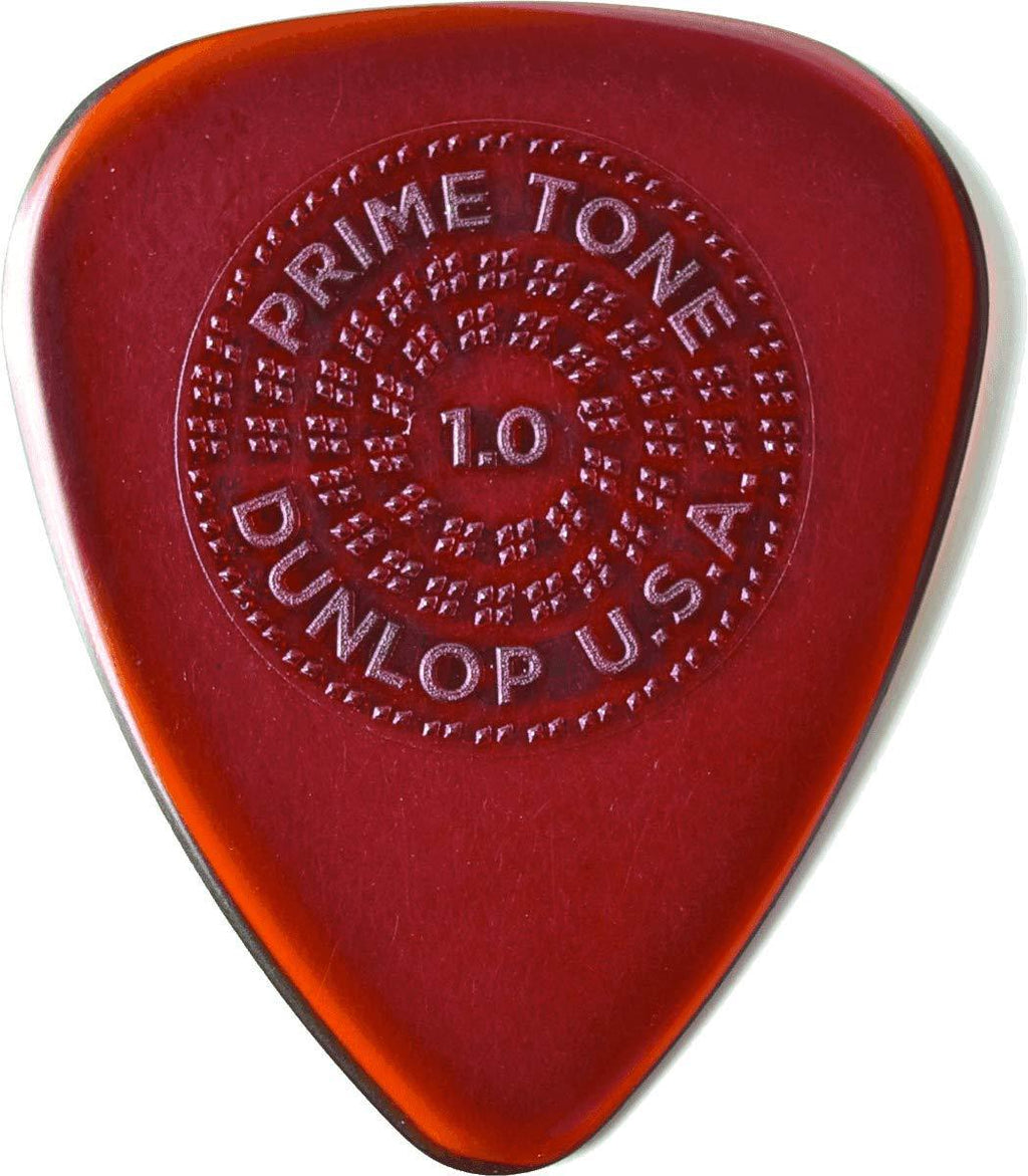 Dunlop 510R1.0 Primetone Standard Sculpted Plectra with Grip, 1.0mm, 12/Bag