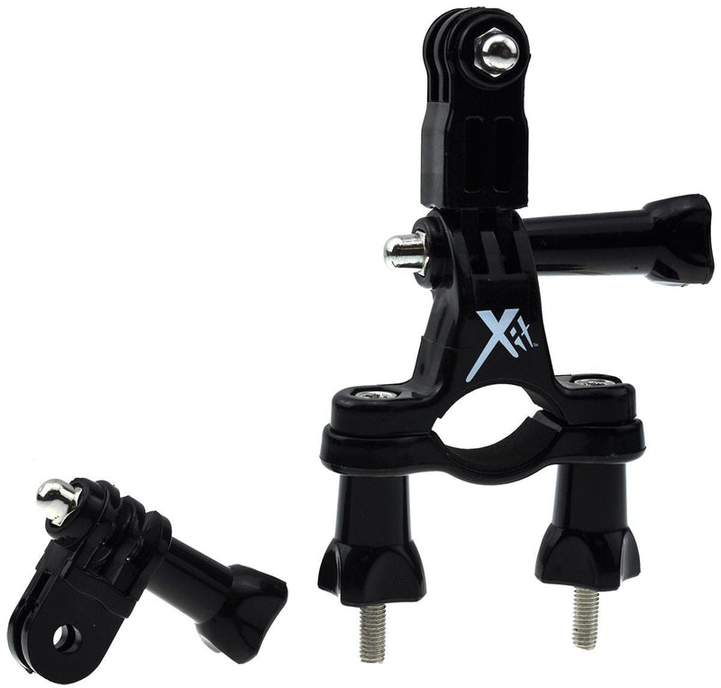 Xit XTGPBIKM Bike and Pole Mount for GoPro Hero Housings for Hero 3, 3+ and 4 Cameras (Black)
