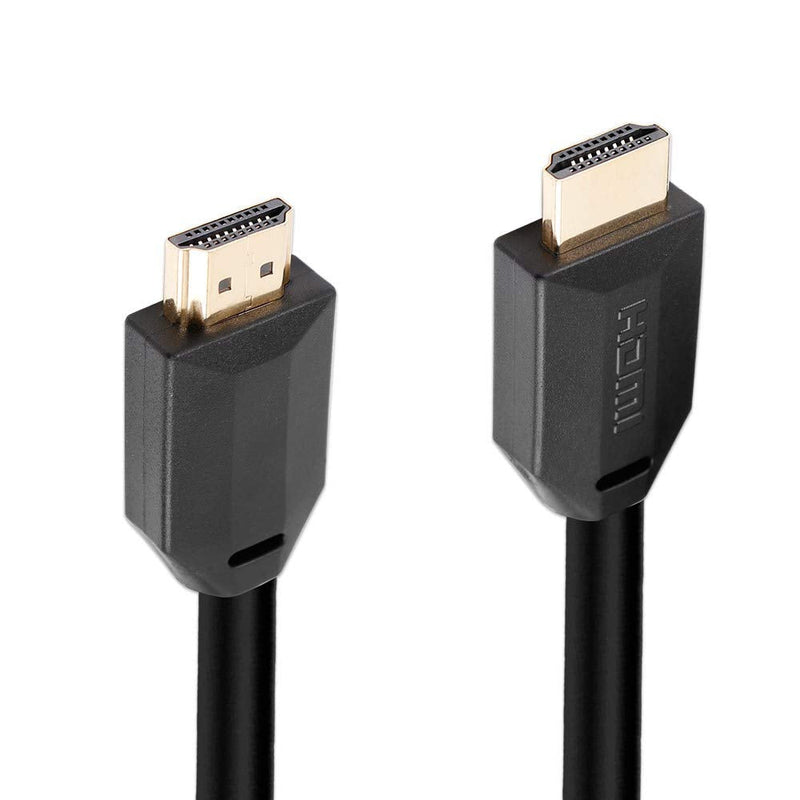 C&E High Speed HDMI Cable with Ethernet Black, (6 Feet/1.8 Meters), Supports 4K, 3D and Audio Return (2 Pack) 6 Feet (2-Pack) HDMI Male to Male 2 Pack