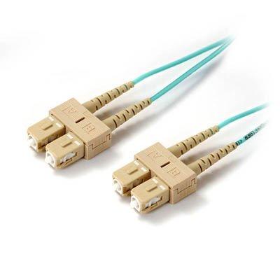 10M SC-SC 50/125 10 Gigabit Multimode Duplex Fiber Jumper Zipcord Cables (OM3)