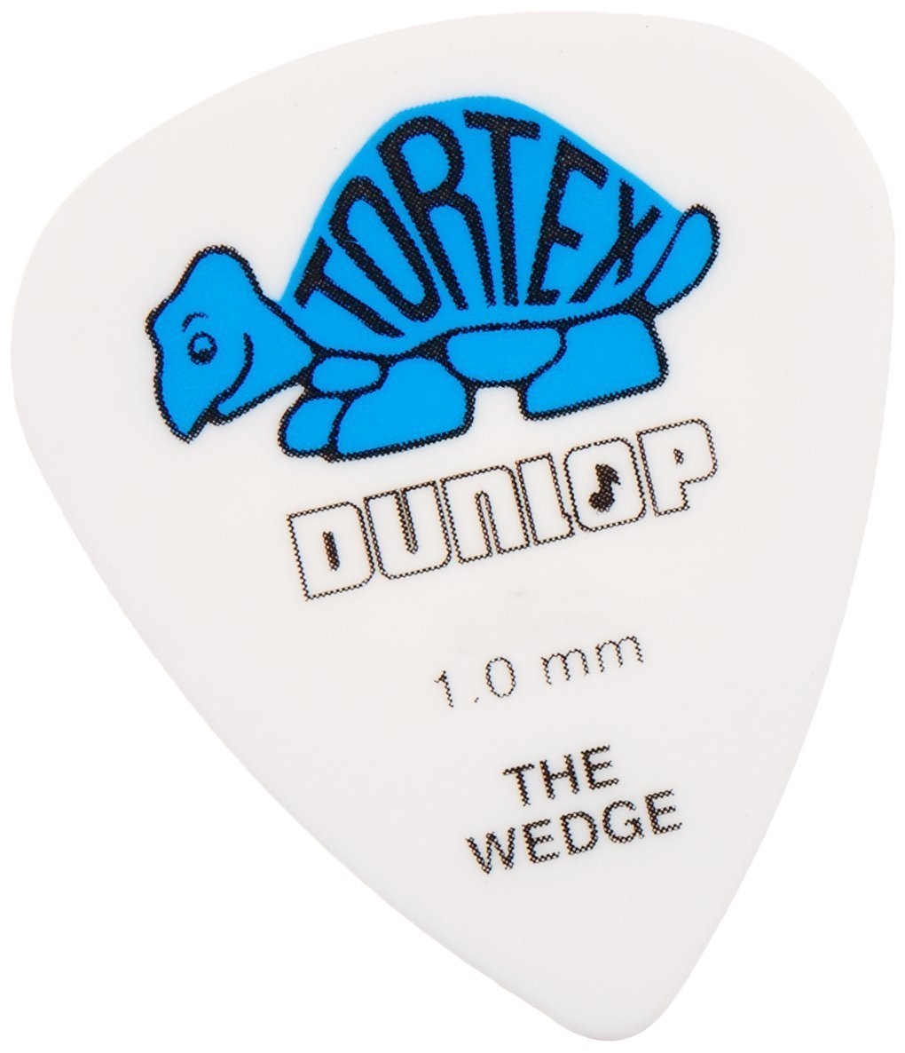 Dunlop 424P10 1.0mm Tortex Wedge Guitar Picks, 12-Pack