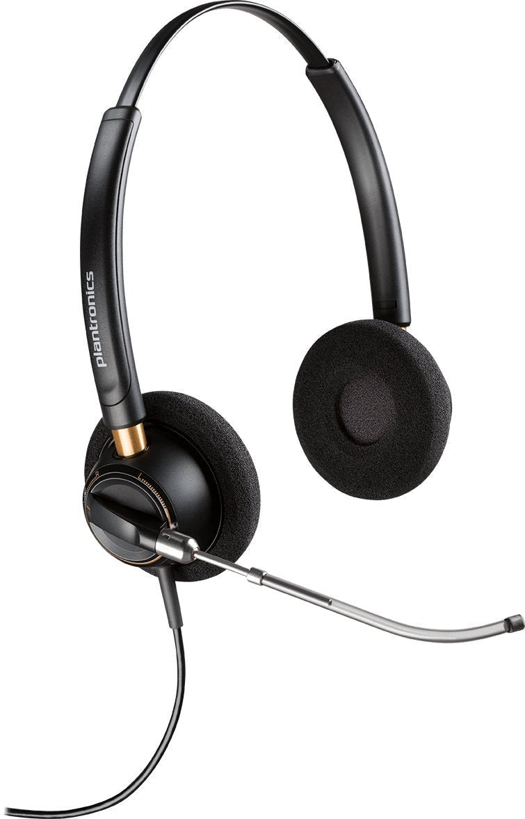 Plantronics 89436-01 Wired Headset, Black Standard Packaging