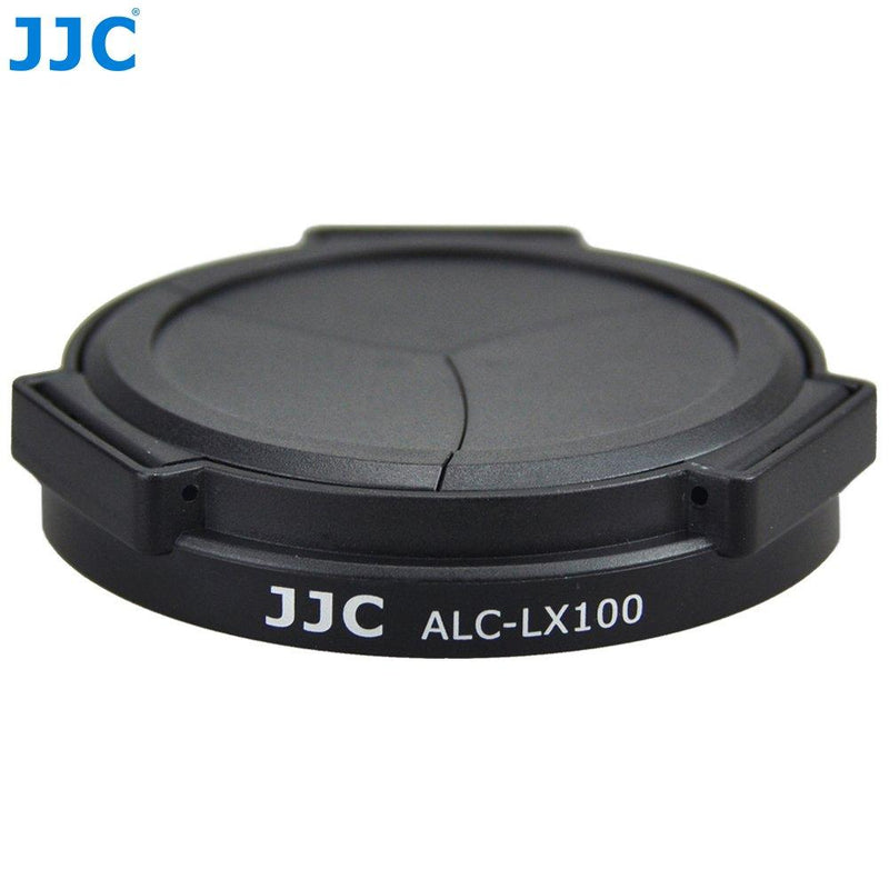 JJC ALC-LX100 Auto Open and Close Lens Cap For Panasonic LUMIX DMC-LX100 LEICA D-LUX(Typ 109) Camera (Black)