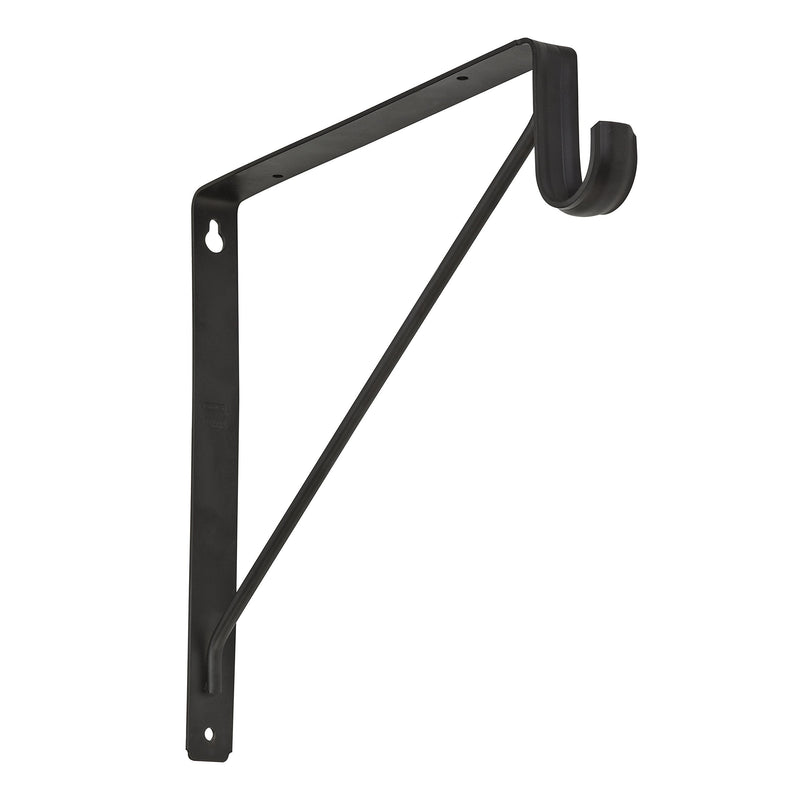 Stanley Hardware S822-092 108BC Heavy Duty Shel and Rod Bracket in Oil Rubbed Bronze