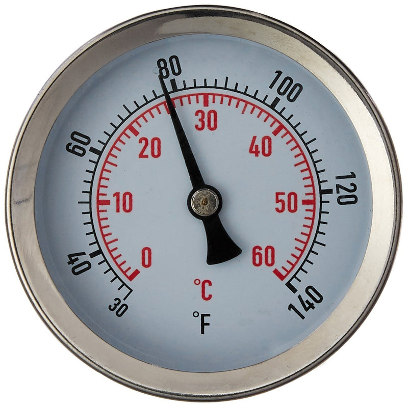 Fast Ferment Thermometer Stainless Steel Thermometer. Compatible with Our 3 Gallon, 7.9 Gallon and 14 Gallon Conical Fermenters. FasterFerment Accessories (Stainless Steel Thermometer)