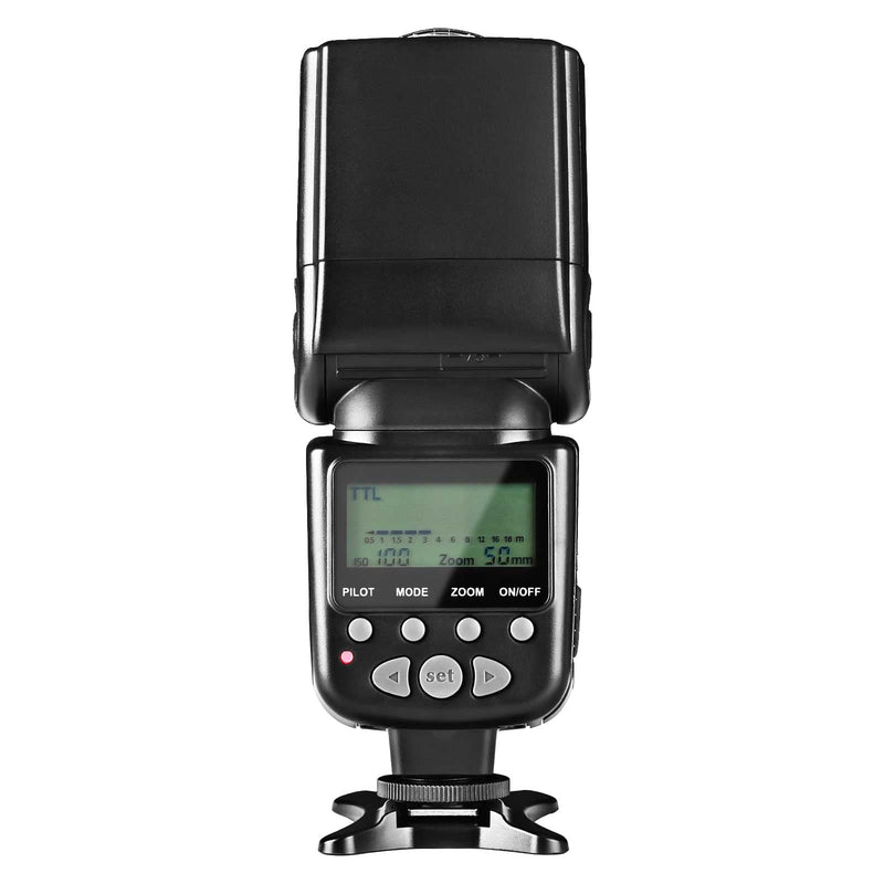 Meike MK950II-N Speedlite Camera Flash Upgrade Edition Compatible with Nikon D7100 D7000 D5300 D5200 D5000 D3500 D3100 D3200 D600 D90 D80 Z6 Z7