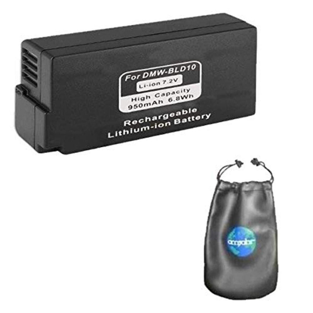 Digital Replacement Camera and Camcorder Battery for Panasonic DMW-BLD10, DMWBLD10E - Includes Lens Pouch