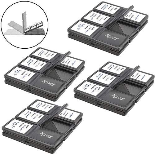 Acuvar 48 Slots, SD/SDHC Memory Card Hard Plastic Cases