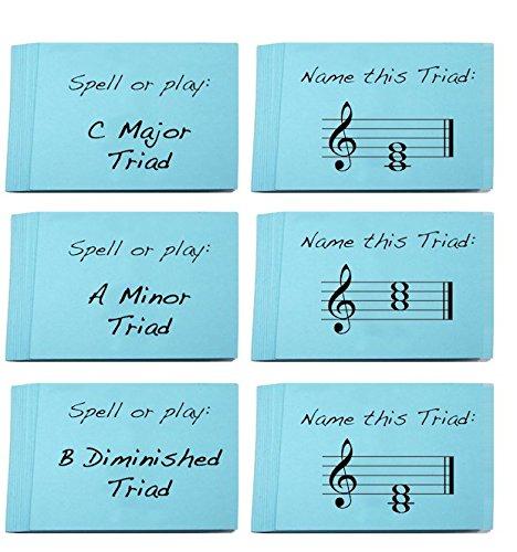 Triad Names Flashcard Sets. Great Learning Triads (Minor, Major, Diminished and Augmented)