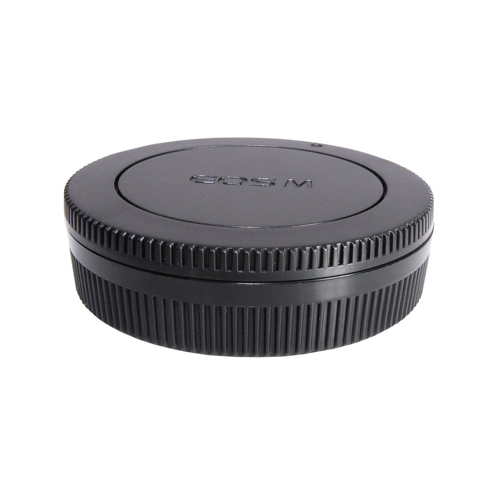 CamDesign Rear Lens Cap and Body Cap Set Compatible with Canon EOS M Mirrorless Camera and Lens